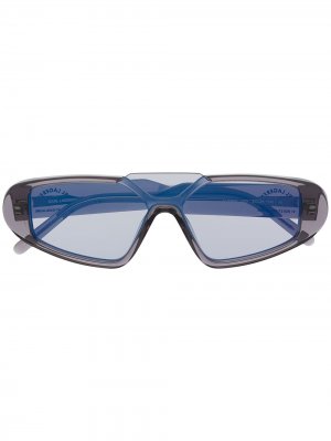 Солнцезащитные очки Rue St-Guillaume Mask Karl Lagerfeld. Цвет: серый