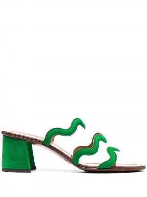 LAutre Chose босоножки на блочном каблуке L'Autre. Цвет: зеленый