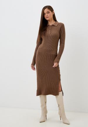 Платье Assuili. Цвет: коричневый