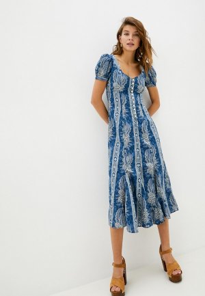 Платье Polo Ralph Lauren. Цвет: синий