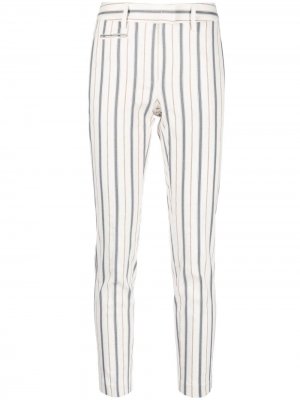 Укороченные брюки в полоску Dondup. Цвет: нейтральные цвета