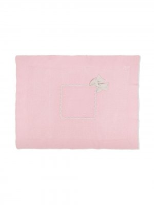 Одеяло с бантом Siola. Цвет: розовый