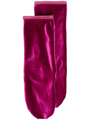 Бархатные носки Simone Wild. Цвет: розовый