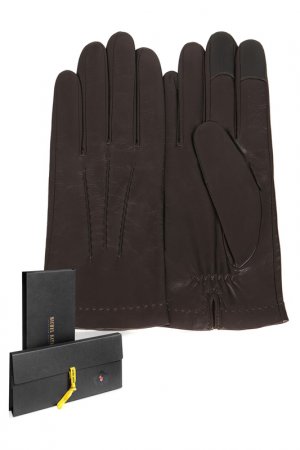 Перчатки Michel Katana. Цвет: темно-коричневый