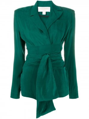Пиджак с завязками Materiel. Цвет: зеленый