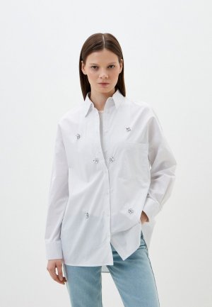 Рубашка Rinascimento. Цвет: белый