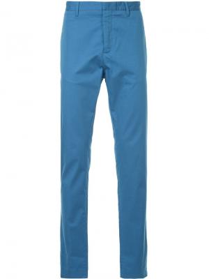 Классические брюки-чинос Cerruti 1881. Цвет: синий