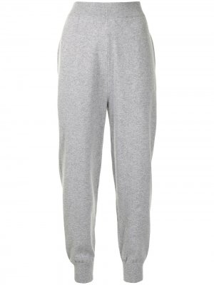 Зауженные спортивные брюки Yogi extreme cashmere. Цвет: серый