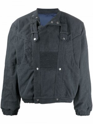 Байкерская куртка Georges Wendell. Цвет: синий