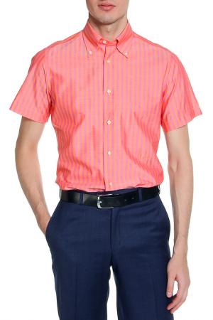 Рубашка Moschino. Цвет: морковный, фиалковый