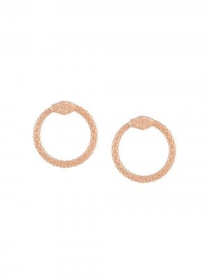 Серьги-кольца Ouroboros Nove25. Цвет: розовый