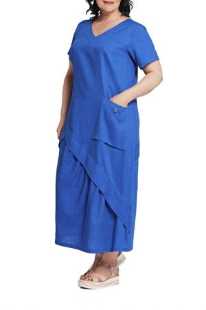 Платье D`IMMA. Цвет: синий