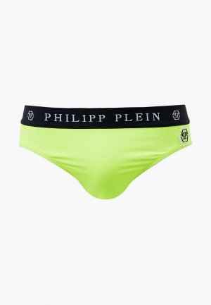 Плавки Philipp Plein. Цвет: зеленый