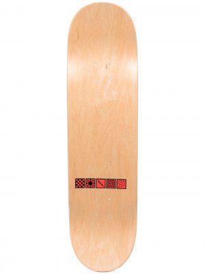 Скейтборд с логотипом PACCBET. Цвет: нейтральные цвета