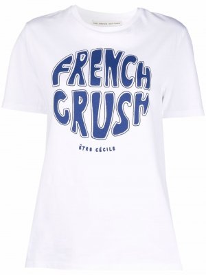 Футболка French Crush с круглым вырезом Être Cécile. Цвет: белый