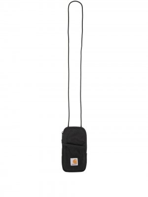 Жаккардовая сумка-мессенджер с нашивкой-логотипом Carhartt WIP. Цвет: черный