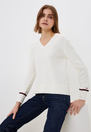 Пуловер Tommy Hilfiger. Цвет: белый