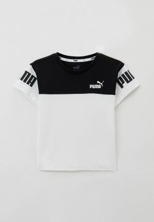 Футболка PUMA. Цвет: белый