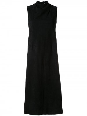 Платье без рукавов pre-owned Hermès. Цвет: черный