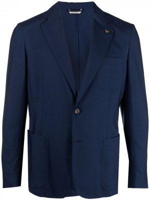 Кашемировый пиджак Colombo. Цвет: синий
