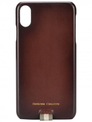 Чехол для IPhone X Max Officine Creative. Цвет: коричневый
