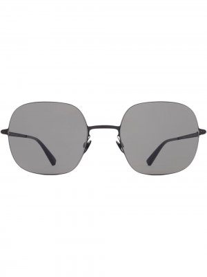 Солнцезащитные очки Momo в квадратной оправе Mykita. Цвет: серый