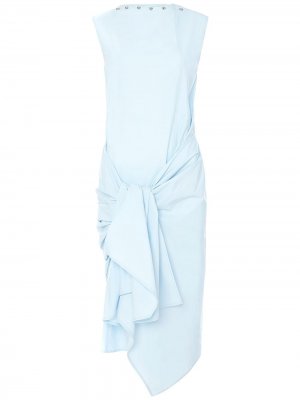 Платье с заклепками и завязками JW Anderson. Цвет: синий