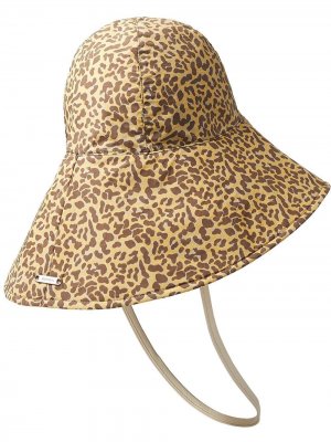 Шляпа Baie с леопардовым принтом Jimmy Choo. Цвет: желтый