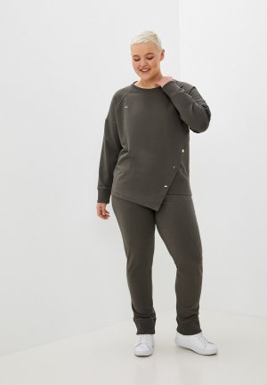 Костюм спортивный Sitlly. Цвет: хаки
