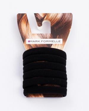Резинки для волос (набор 6 шт.) Mark Formelle. Цвет: черный