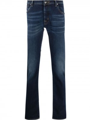 Прямые джинсы средней посадки Jacob Cohen. Цвет: синий