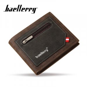 Мужские модные короткие кошельки винтажный дизайн держатель для карт мужской классический кошелек GZW Baellerry