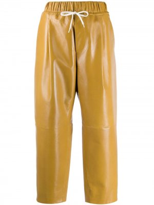 Укороченные брюки с кулиской Givenchy. Цвет: желтый