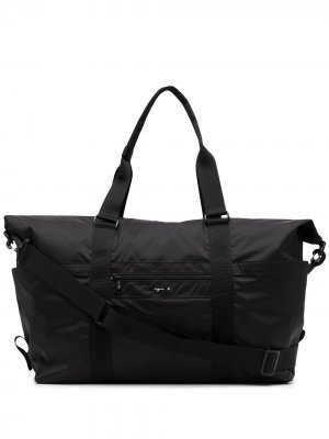 Дорожная сумка с логотипом agnès b.. Цвет: черный