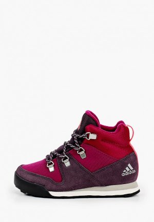 Ботинки трекинговые adidas. Цвет: бордовый
