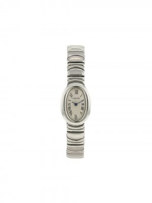 Наручные часы Baignoire pre-owned 18 мм 1990-х годов Cartier. Цвет: белый