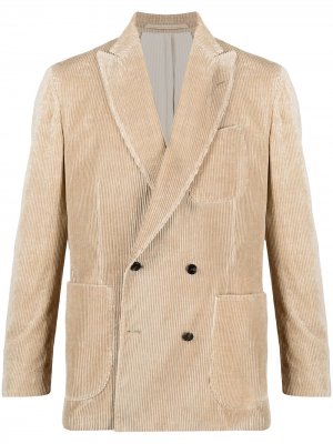 Двубортный пиджак Tokyo Mackintosh. Цвет: нейтральные цвета