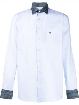 Рубашка с принтом пейсли Etro. Цвет: синий