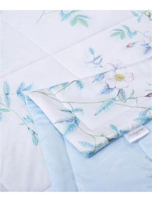 Одеяло Asabella. Цвет: белый, светло-голубой