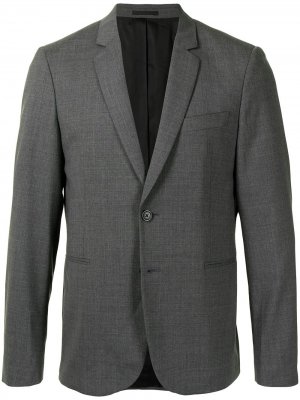 Однобортный пиджак PS Paul Smith. Цвет: серый