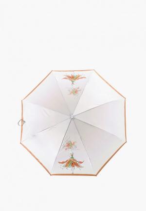 Зонт складной Fabretti. Цвет: белый