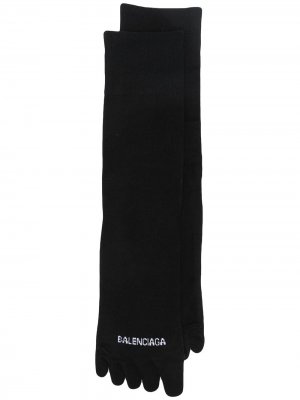 Носки с логотипом Balenciaga. Цвет: черный