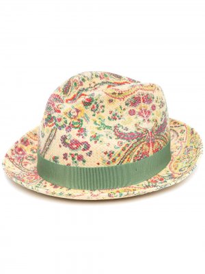 Шляпа с принтом пейсли Etro. Цвет: нейтральные цвета