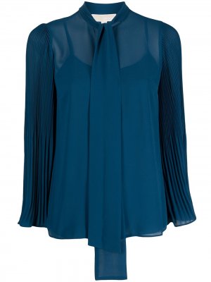 Блузка с бантом Michael Kors. Цвет: синий