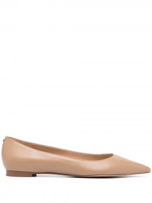 Балетки Stacey с заостренным носком Sam Edelman. Цвет: коричневый