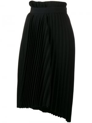 Плиссированная юбка Fancy Balenciaga. Цвет: черный