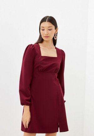 Платье Mironi. Цвет: бордовый