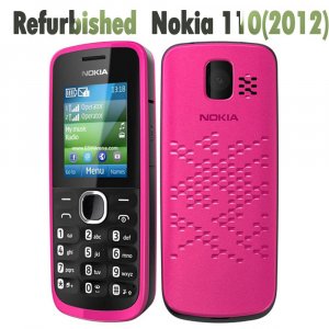 Восстановленный  Оригинальный 110 (2012) Мобильный телефон с двумя SIM-картами Nokia