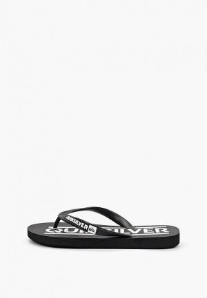 Сланцы Quiksilver. Цвет: черный