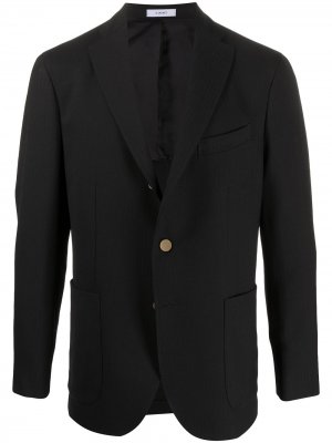 Пиджак K-Jacket в тонкую полоску Boglioli. Цвет: черный